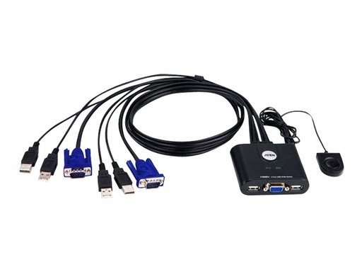[CS22U] ATEN CS22U - KVM-Switch - 2 x KVM port(s) - 1 lokaler Benutzer