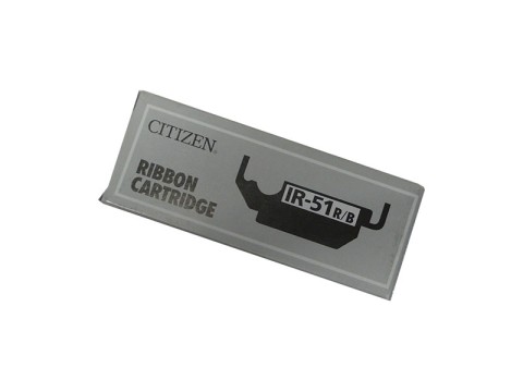 [IR51R/B] Citizen IR-51 Farbband schwarz rot - Original - Farbband