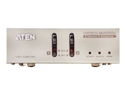 [VS0202] ATEN VS0202 - Video/Audio-Schalter - 2 x VGA/Audio
