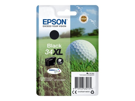 [C13T34714010] Epson 34XL - 16.3 ml - XL - Schwarz - Original