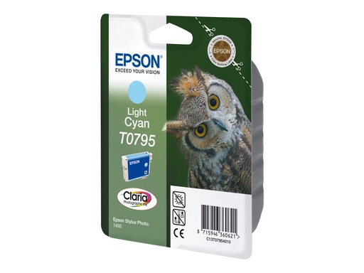 [C13T07954010] Epson T0795 - 11 ml - hell Cyan - original - Blisterverpackung