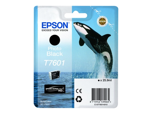 [C13T76014010] Epson T7601 - 26 ml - Photo schwarz - original