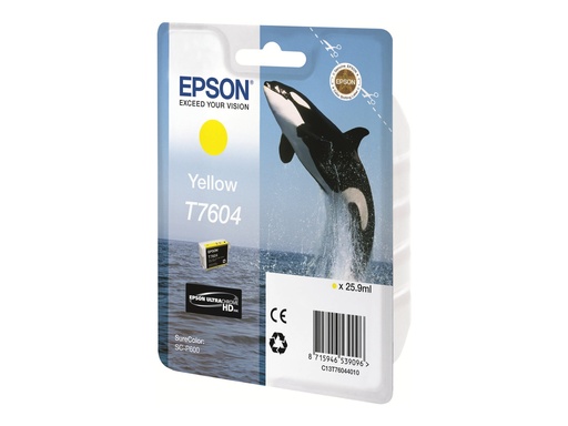 [C13T76044010] Epson T7604 - 26 ml - Gelb - original - Blisterverpackung