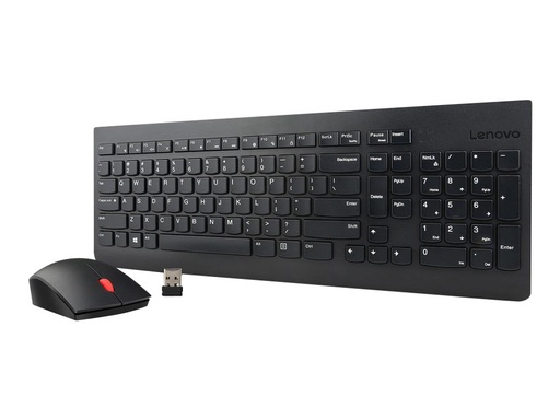 [4X30M39478] Lenovo Essential Wireless Combo - Tastatur-und-Maus-Set - kabellos - 2.4 GHz - Italienisch - für S510; ThinkCentre M700; M71X; M810; M910; ThinkPad L470; T470; X1 Carbon (5th Gen)