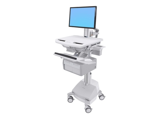 [SV44-13C1-C] Ergotron Cart with LCD Pivot, SLA Powered, 2 Tall Drawers - Wagen (nur Laden)