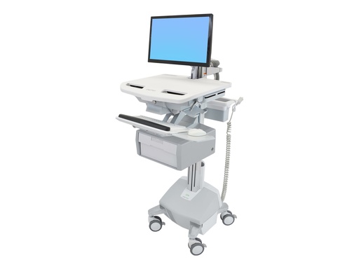 [SV44-12B2-C] Ergotron Cart with LCD Arm, LiFe Powered, 1 Tall Drawer - Wagen (nur Laden)