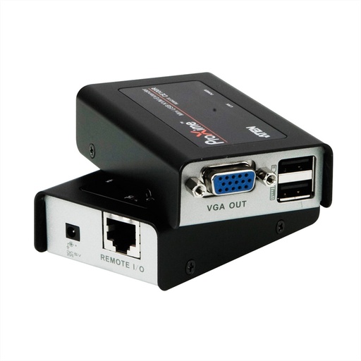 [CE100-AT-G] ATEN CE100 USB Mini KVM Extender 100m, schwarz/silber