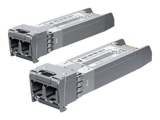 [UACC-OM-MM-10G-D-2] Ubiquiti SFP (Mini-GBIC)-Transceiver-Modul - 10GbE - LC Multi-Mode - bis zu 300 m (Packung mit 2)