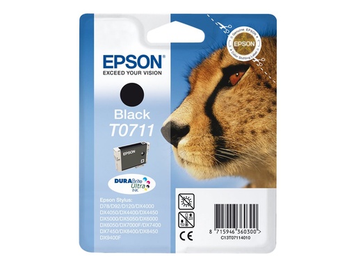 [C13T07114012] Epson T0711 - 7 ml - Schwarz - original - Tintenpatrone