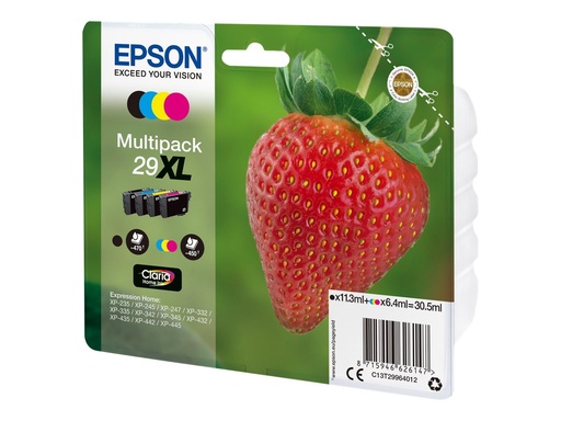 [C13T29964012] Epson 29XL Multipack - 4er-Pack - XL - Schwarz, Gelb, Cyan, Magenta