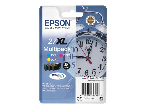 [C13T27154012] Epson 27XL Multipack - 3er-Pack - 31.2 ml - XL