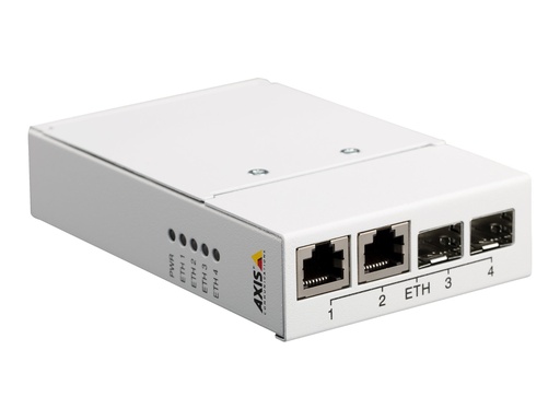 [5901-261] Axis T8606 Media Converter Switch - Medienkonverter - 100Mb LAN - 10Base-T, 100Base-TX - 2 Anschlüsse - 2 x RJ-45 / 2 x SFP (mini-GBIC)