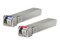 [UF-SM-10G-S-20] Ubiquiti U Fiber Single-Mode - Paar blaue und rote Empfänger - SFP+-Transceiver-Modul - 10 GigE - 10GBASE-BiDi - LC Single-Modus - bis zu 10 km - 1270 nm / 1330 nm (Packung mit 20)