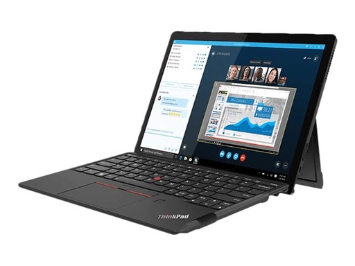 [#20UVS1B500] Lenovo ThinkPad X12 Detachable 20UV - Tablet - mit abnehmbarer Tastatur - Intel Core i5 1140G7 / 1.8 GHz - Win 10 Pro 64-Bit - Intel Iris Xe Grafikkarte - 16 GB RAM - 512 GB SSD - 31.2 cm (12.3")