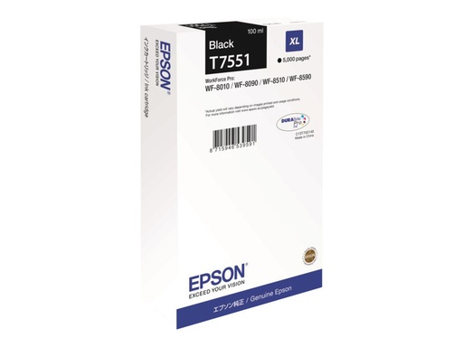 [C13T755140] Epson T7551 - 100 ml - Größe XL - Schwarz - original