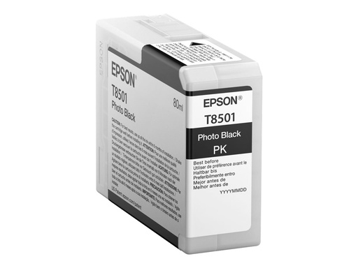 [C13T850100] Epson T8501 - 80 ml - Photo schwarz - original
