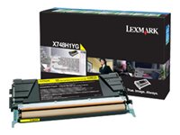 [X748H1YG] Lexmark Hohe Ergiebigkeit - Gelb - original