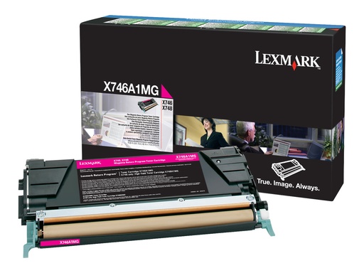 [X746A1MG] Lexmark Magenta - original - Tonerpatrone LCCP, LRP