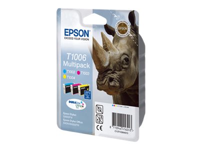 [C13T10064010] Epson T1006 Multipack - 3er-Pack - 33.3 ml - Gelb, Cyan, Magenta