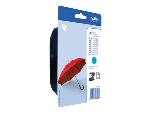 [LC225XLCBP] Brother LC225XLCBP - Hohe Ergiebigkeit - Cyan