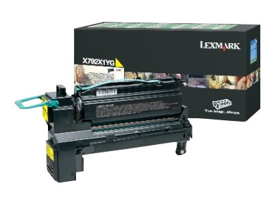 [X792X2YG] Lexmark X792 - Besonders hohe Ergiebigkeit - Gelb