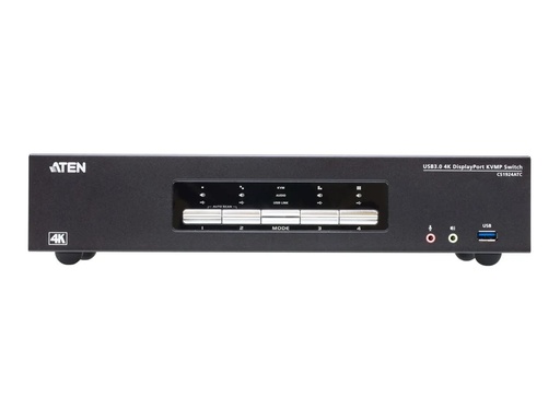 [CS1924ATC-AT-G] ATEN CS1924ATC - KVM-/Audio-/USB-Switch - USB 3.0, 4K, for ATC