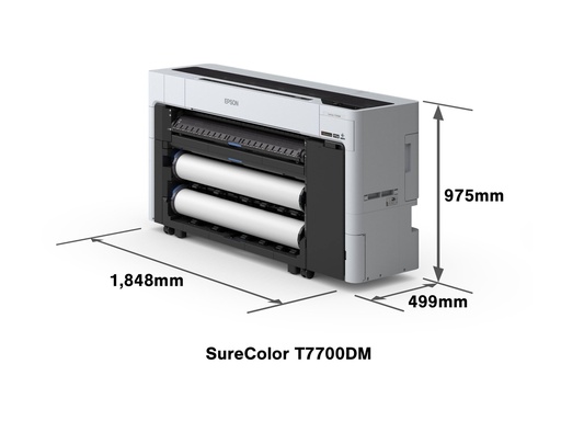 [C11CH84301A0] Epson SureColor T7700DM - 1118 mm (44") Multifunktionsdrucker - Farbe - Tintenstrahl - Rolle (111,8 cm)