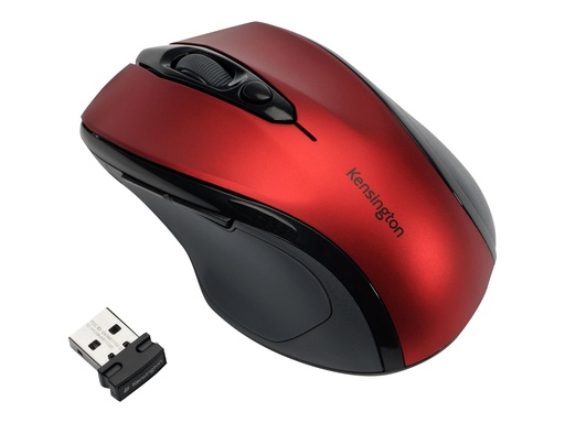 [K72422WW] Kensington Pro Fit Mid-Size - Maus - Für Rechtshänder - optisch - kabellos - 2.4 GHz - kabelloser Empfänger (USB)
