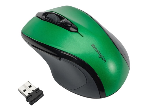 [K72424WW] Kensington Pro Fit Mid-Size - Maus - Für Rechtshänder - optisch - kabellos - 2.4 GHz - kabelloser Empfänger (USB)