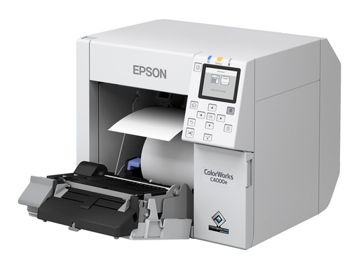 [C31CK03102BK] Epson ColorWorks CW-C4000E (BK) - Etikettendrucker - Farbe - Tintenstrahl - Rolle (10,2 cm)