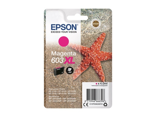 [C13T03A34020] Epson 603XL - 4 ml - XL - Magenta - original