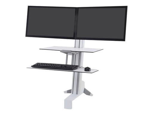 [33-349-211] Ergotron WorkFit-S Dual Workstation - Stehender Tischwandler