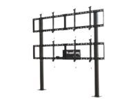 [DS-S560-2X2] Peerless AV Modular Video Wall Pedestal DS-S560-2X2 - Aufstellung - für 4 LCD-/Plasma-Konsolen - Aluminium - schwarze Pulverbeschichtung - Bildschirmgröße: 116.8-152.4 cm (46"-60")
