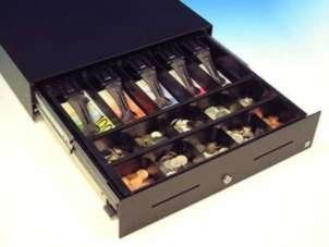 [SL3000-0020] APG CostPlus Slimline 3000 - Kassenlade Frontöffnung 5 Scheinfächer 8 Münzfaecher 2