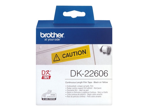 [DK22606] Brother DK-22606 - Gelb - Rolle (6,2 cm x 15,2 m) Folie / Film