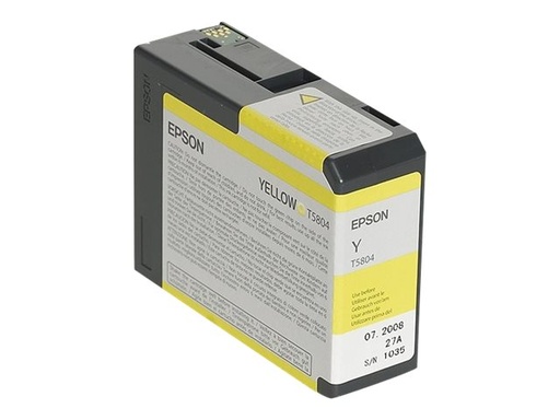 [C13T580400] Epson T5804 - 80 ml - Gelb - original - Tintenpatrone