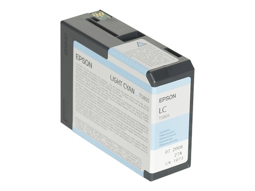 [C13T580500] Epson T5805 - 80 ml - hell Cyan - original - Tintenpatrone