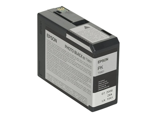 [C13T580100] Epson T5801 - 80 ml - Photo schwarz - original