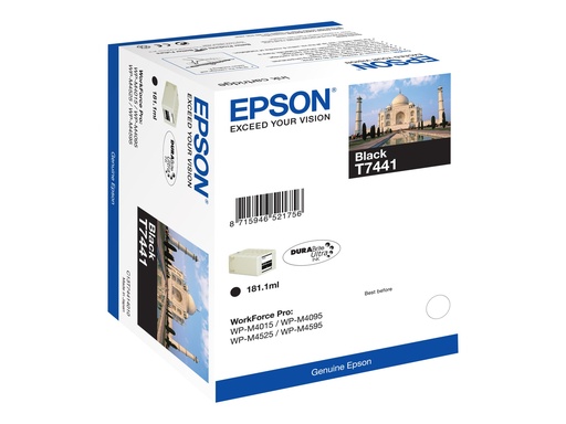 [C13T74414010] Epson T7441 - 181.1 ml - Schwarz - original - Blisterverpackung