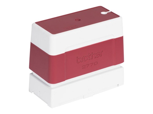 [PR2770R6P] Brother 2770 - Stempel - vorgetränkt - Rot - Benutzerdefinierter Text - 27 x 70 mm (Packung mit 6)