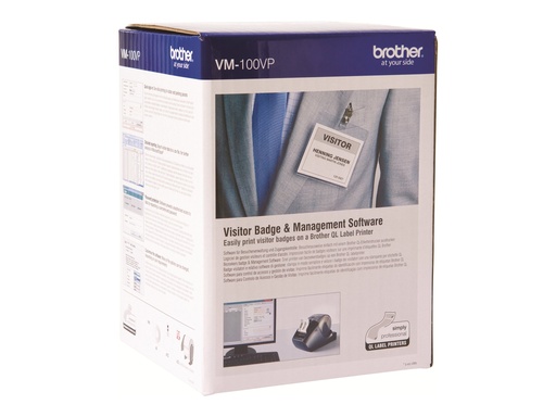 [VM100VPZ1] Brother Visitor Badge & Management Software VM-100VP