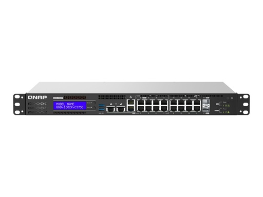[QGD-1602P-C3758-16GB] QNAP QGD-1602P - Switch - Smart - 4 x 100/1000/2.5G (PoE++)