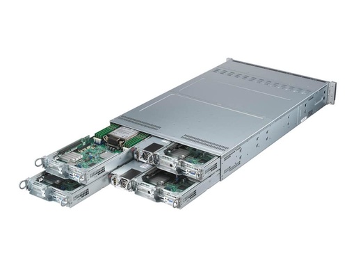 [SYS-211TP-HPTRD] Supermicro IoT SuperServer 211TP-HPTRD - 4 Knoten - Cluster - Rack-Montage - 2U - zweiweg - keine CPU - RAM 0 GB 6.4 cm (2.5")