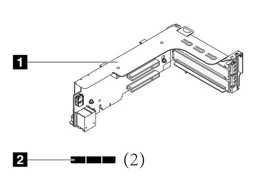 [4XH7A91474] Lenovo Server-Riser-Kit