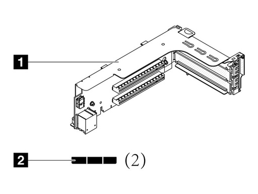 [4XH7A91476] Lenovo Server-Riser-Kit
