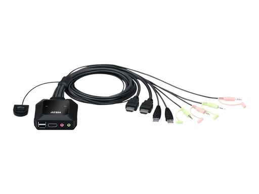 [CS22H] ATEN CS22H - KVM-/Audio-/USB-Switch - 2 x KVM/Audio/USB