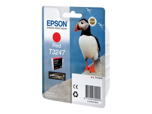 [C13T32474010] Epson T3247 - 14 ml - Rot - original - Tintenpatrone