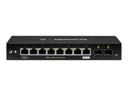 [ES-10X] Ubiquiti EdgeSwitch 10X - Switch - managed - 8 x 10/100/1000 + 2 x Gigabit SFP