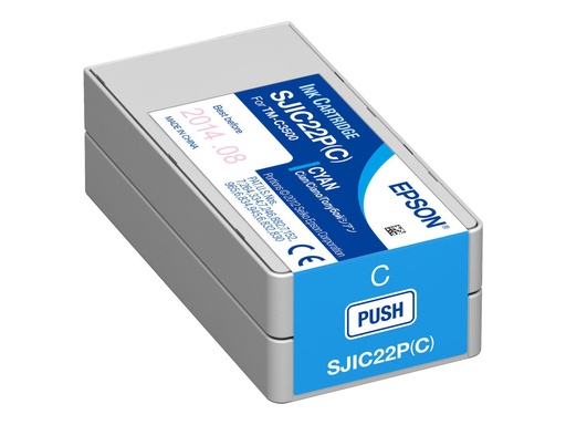 [C33S020602] Epson SJIC22P(C) - Cyan - original - Tintenpatrone