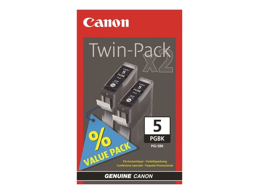 [0628B030] Canon PGI-5 Black Twin Pack - 2er-Pack - Schwarz